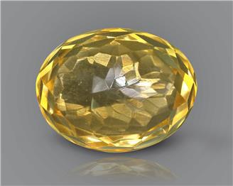 Yellow Citrine Natural Certified  6.23 CTS... ( 86375 ) (D)